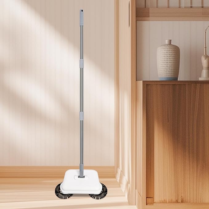 Hand Push Floor Sweeping Machine, Manual Non Electric Carpet Sweeper, 200 mm - Image 2