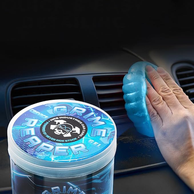 Grime Reaper Cleaning Gel | Clean Slime Putty | Auto Detailing | Car Interior by NRSIndustries
