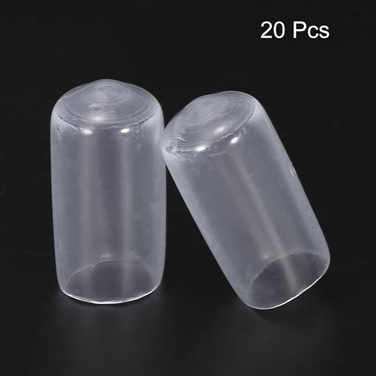 uxcell 20pcs Rubber End Caps 10mm ID Vinyl PVC Round Tube Bolt Cap Cover Screw - Image 2