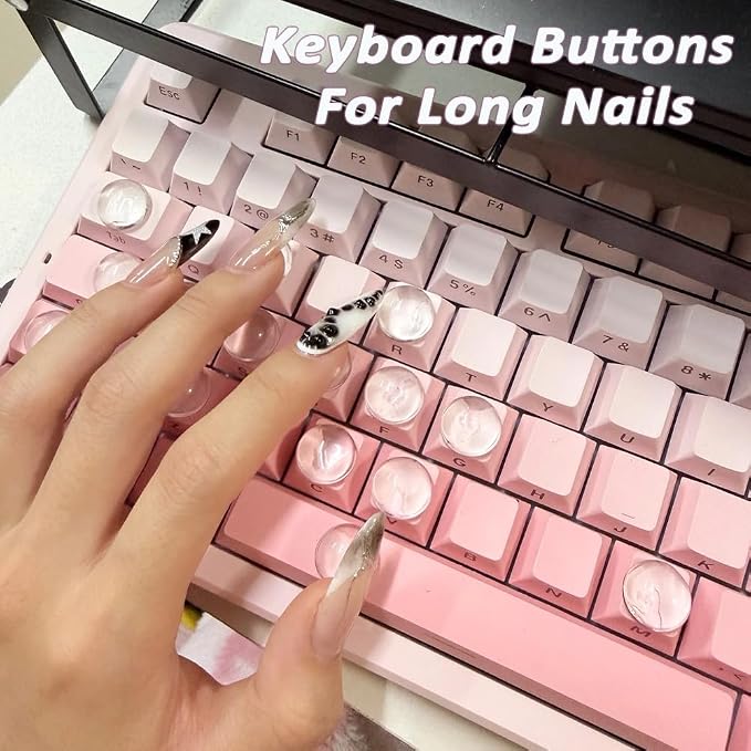128PCS Raised Keyboard Stickers - Image 4