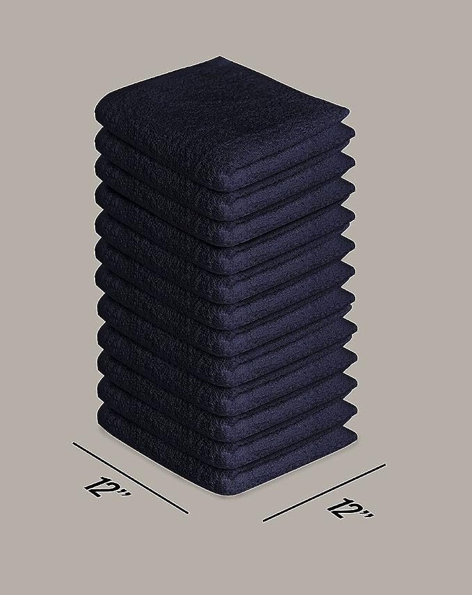 Softolle 100% Cotton Washcloths 24 Pack Soft, Highly Absorbent Washcloth - Image 3