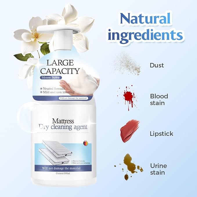 Mattress Cleaner and Stain Remover Spray, Powerful Mattress Stain Remover - Image 6