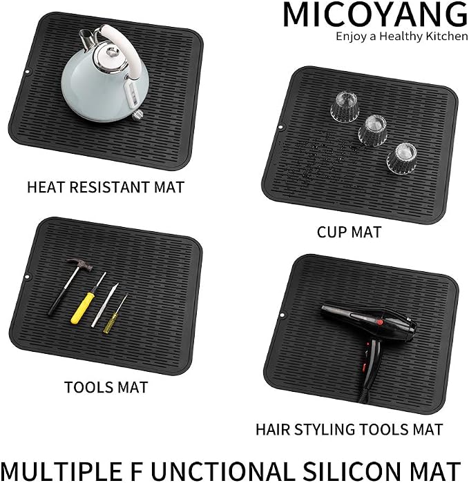 Silicone Dish Drying Mat for Multiple Usage, Easy clean, Eco-friendly, - Image 3