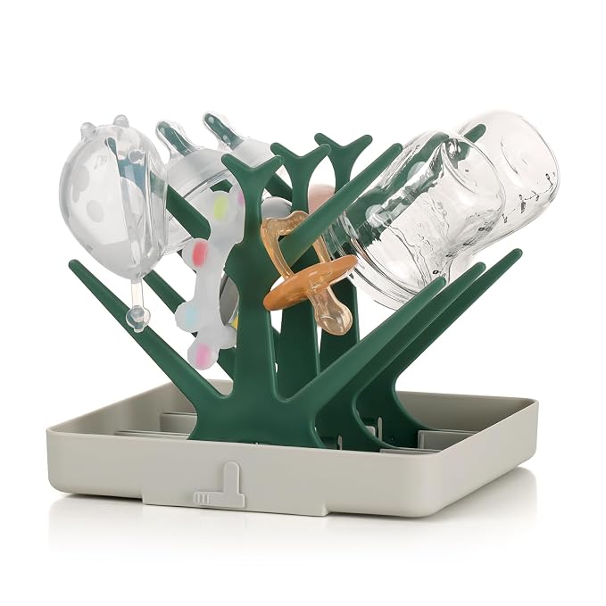 haakaa Baby Bottle Drying Rack, Space Saving Bottle Drying Tree by haakaa