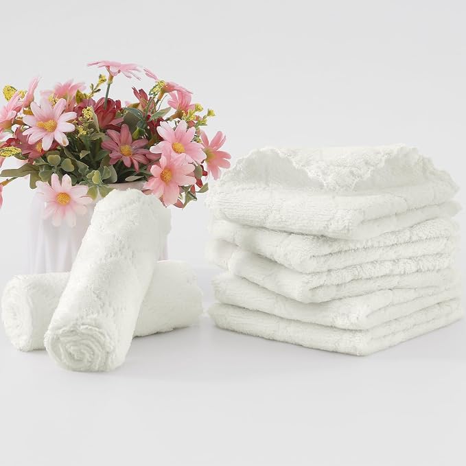 Homaxy 12 Pack Kitchen Dish Cloths, Super Soft and Absorbent Coral Velvet Dish - Image 6