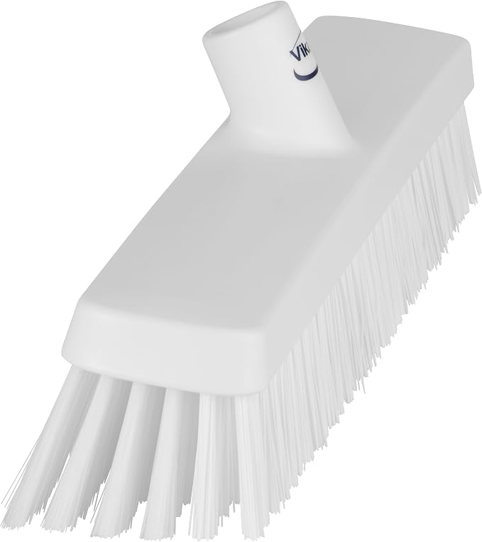 Vikan 31755 16" Heavy-Duty Push Broom, Soft/Stiff - Image 2
