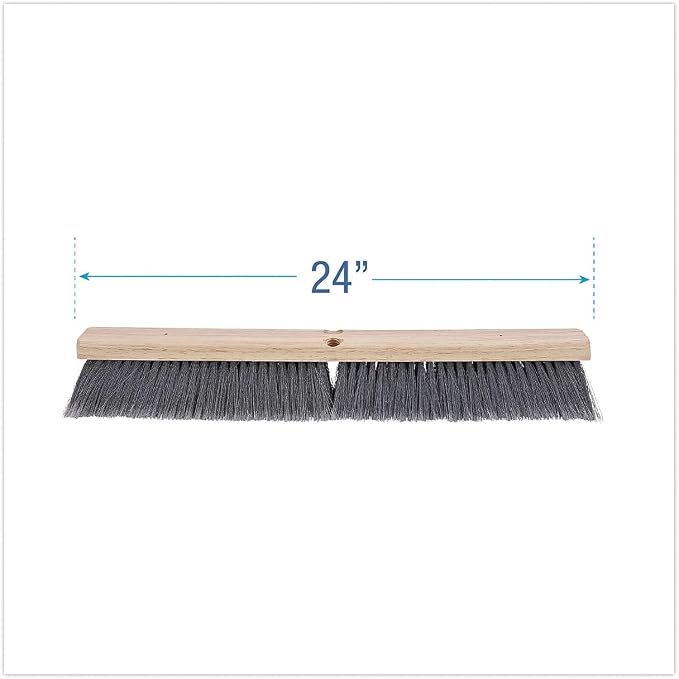 Boardwalk BWK20424 3 in. Flagged Polypropylene Bristles 24 in. Brush Floor - Image 3