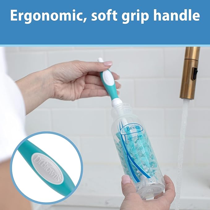 Dr. Brown's Reusable Sponge Baby Bottle Cleaning Brush - Image 4