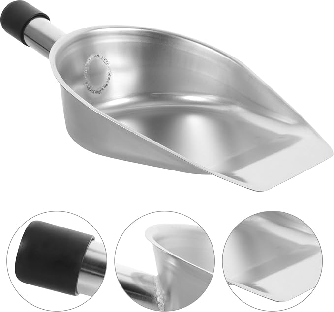 FRCOLOR Small Stainless Steel Handheld Dustpan Portable Garbage Shovel - Image 7