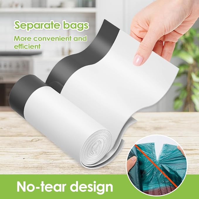 Drawstring Trash Bags-18 Gallon 120 Counts Large Strong Tall Kitchen Trash Bags - Image 3