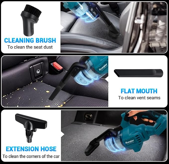 Cordless Vacuum Cleaner for Makita 18V Battery, Handheld Vacuum Cleaner for - Image 5
