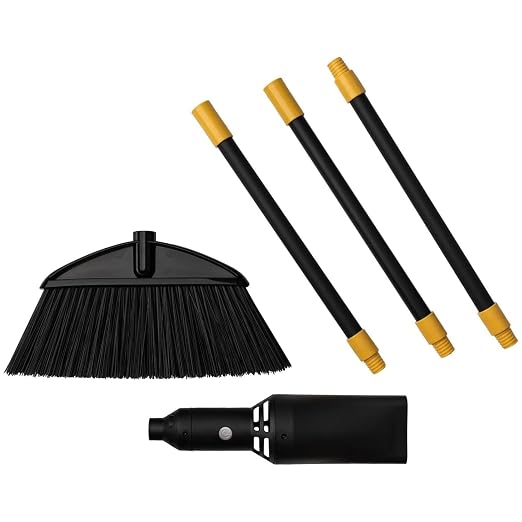 Outdoor Broom with Built-in Lightweight Rechargeable Cordless Mini Leaf Blower - Image 9