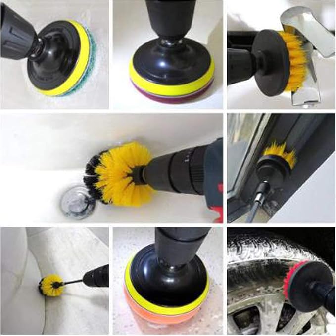 Wixine 1Pcs 5" White Drill Brush Attachment - Image 5
