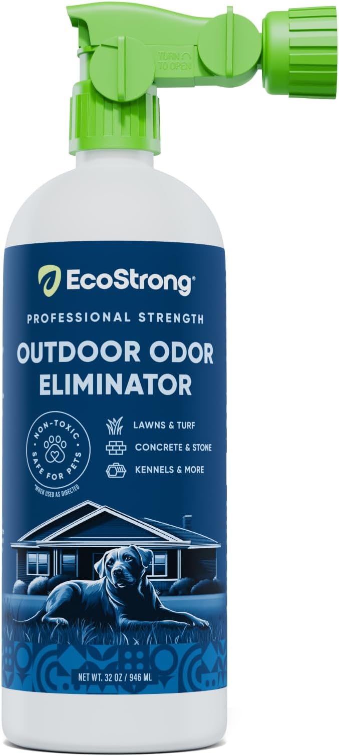 Outdoor Odor Eliminator | Outside Dog Urine Enzyme Cleaner – Powerful Pet by EcoStrong