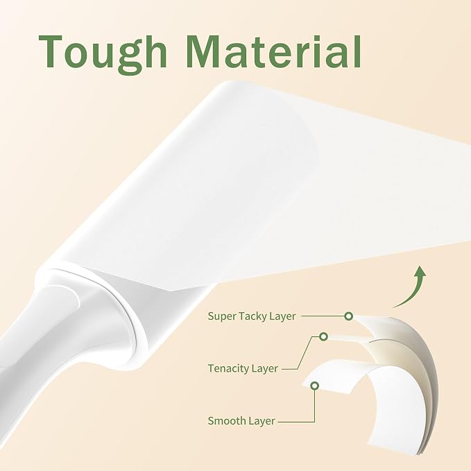 Extra Sticky Lint Roller for Pet Hairs 100 Sheets Lint Rollers - Image 4