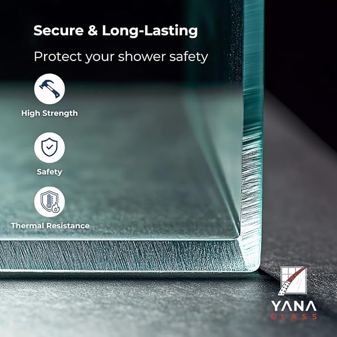Fixed Glass Shower Panel for Bathroom - Image 8