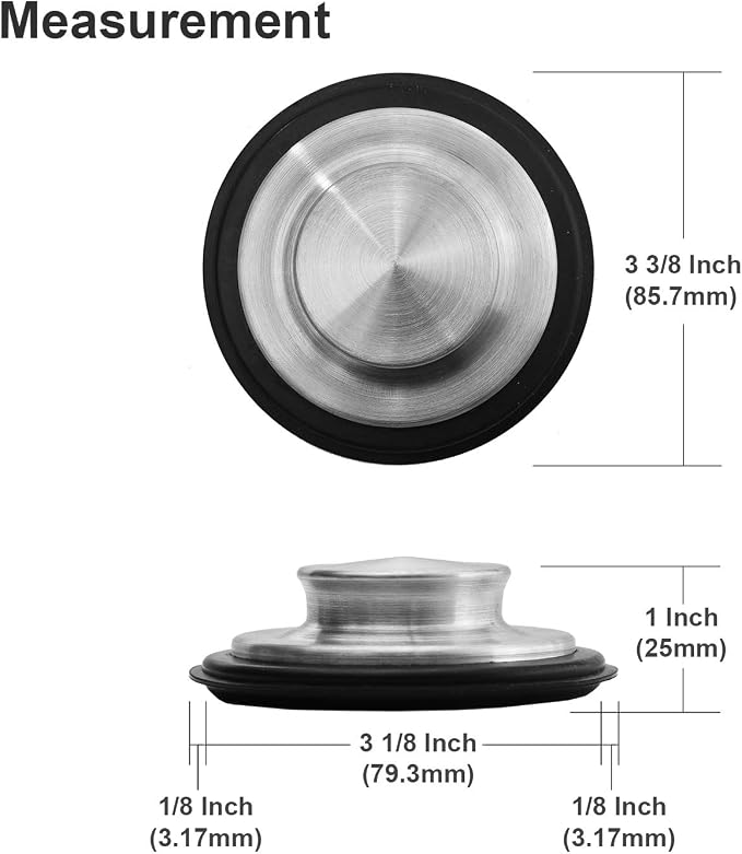 2PCS - Kitchen Sink Drain Strainer and Anti-Clogging Stopper Drainer Set - Image 2