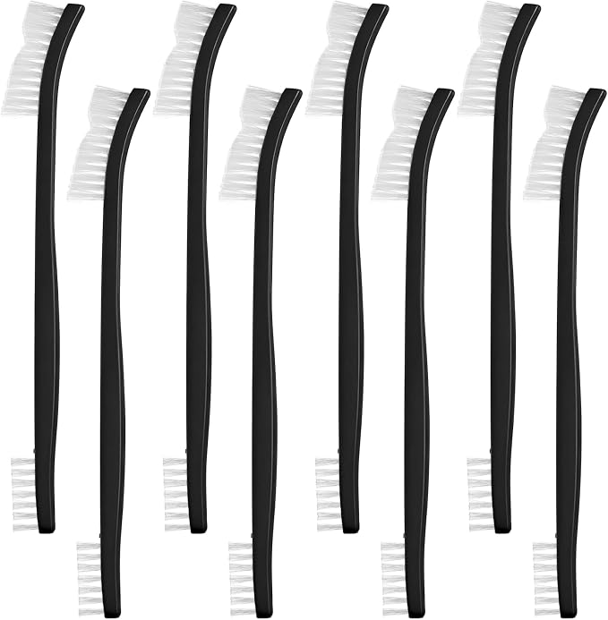 8 Pcs Small Cleaning Brushes, Double-Ended Jewelry Cleaning Brush Soft Nylon by Unknown