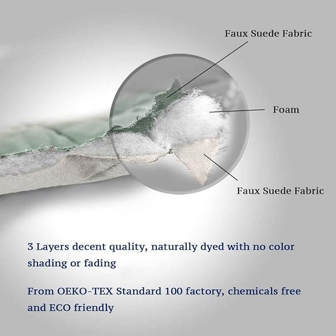 H.VERSAILTEX Reversible Futon Cover Water Repellent Armless Sofa Slipcover Washable Furniture Protector with Adjustable Elastic Strap Anti-Slip Futon Bed Cover for Dogs 70" Width(Desert Sage/Beige)