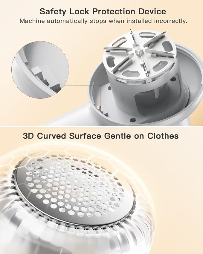 coldSky Rechargeable Fabric Shaver, Lint Shaver - Image 4