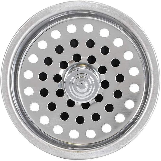 EZ-FLO Rubber Flat Bottom Replacement Basket, 3-1/2 Inch Diameter, Stainless - Image 2