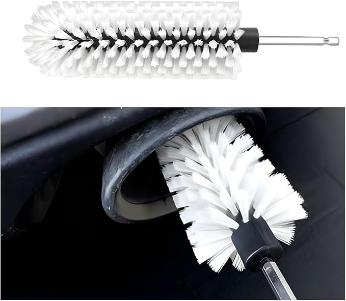 Drill Brush for Car Wheel, Soft No Scratches Vehicle Rim Cleaning Brush for by Unknown