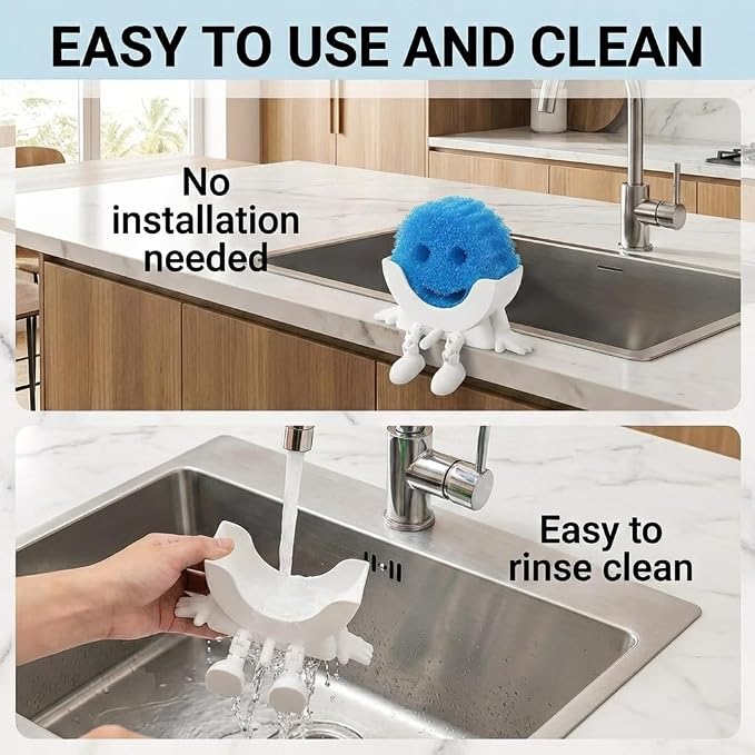Creative Hanging Sponge Holder - Image 6