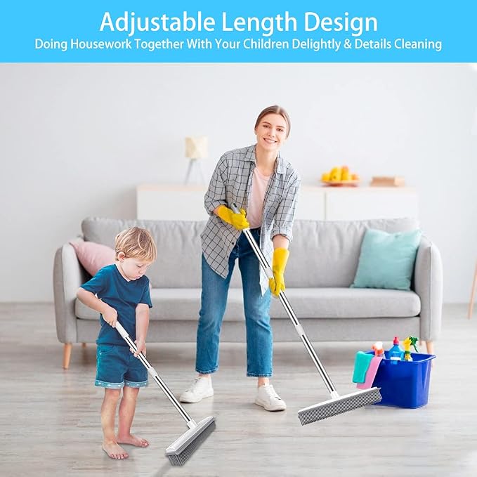 Push Broom Pet Hair Removal Broom - Image 5