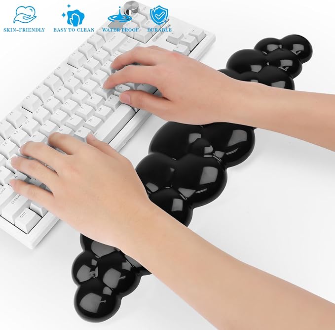 Gel Cloud Keyboard Wrist Rest, Cute Wrist Support and Arm Support Keyboard Rest - Image 5