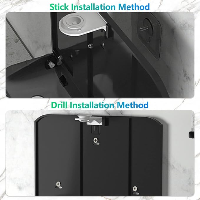 C-Fold Paper Towel Dispenser for Bathroom: Compact 200 Sheets Large Capacity - Image 2