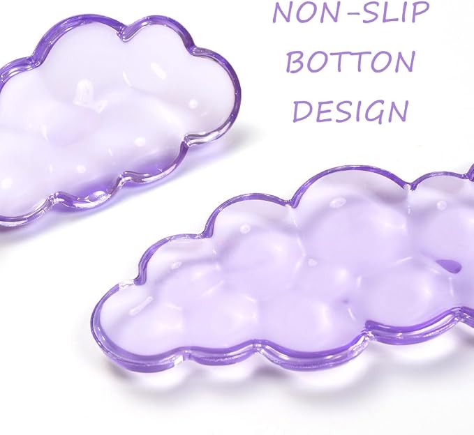Purple Cloud Wrist Rest Set, Gel Wrist Rest - Image 4
