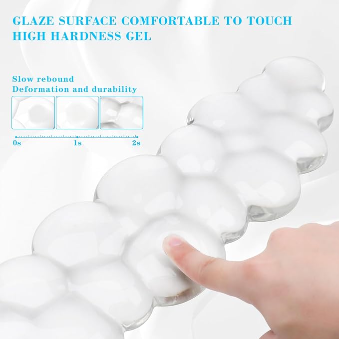 Gel Cloud Keyboard and Mouse Wrist Rest, Cute Wrist Support and Arm Support Rest - Image 4