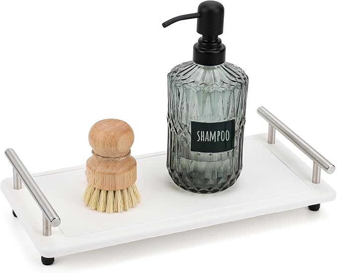 Segbeauty 12x6in Quick Dry Stone Sink Tray, Water Absorbent Instant Drying by Segbeauty