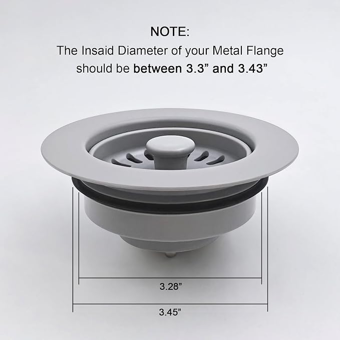 Garbage Disposal Strainer and Stopper - Image 2