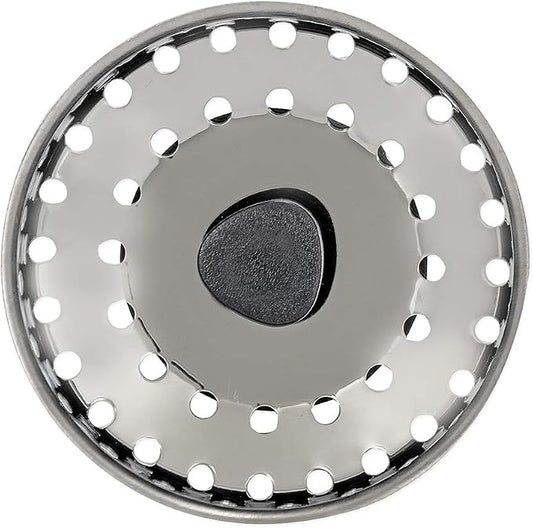 EZ-FLO Replacement Basket, Rubber Pronged Bottom, Stainless Steel, Fits 3-1/2 - Image 2