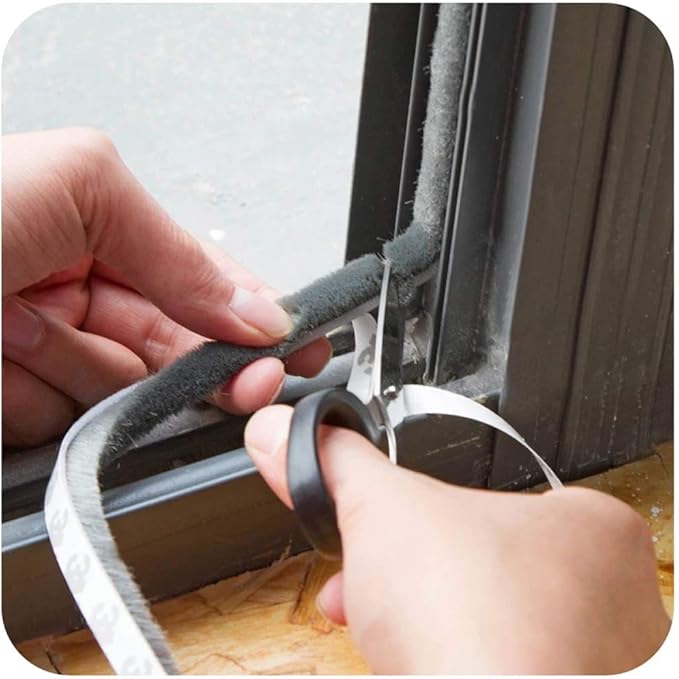 Weather Stripping Brush for Sliding Windows/Doors Frame Side, Pile Self - Image 7