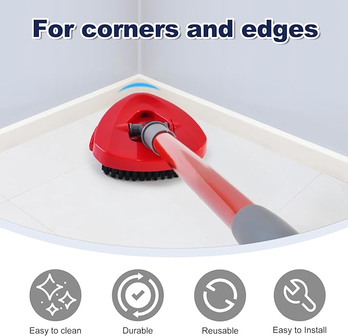 Scrubber Mop Head for Ocedar, Upgrade Scrub Brush for Ocedar, Spin Mop Scrub - Image 5