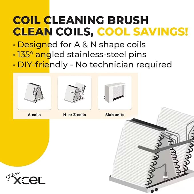 Coil Cleaning Brush for HVAC & AC – Evaporator & Condenser Coil Cleaner Tool - Image 5