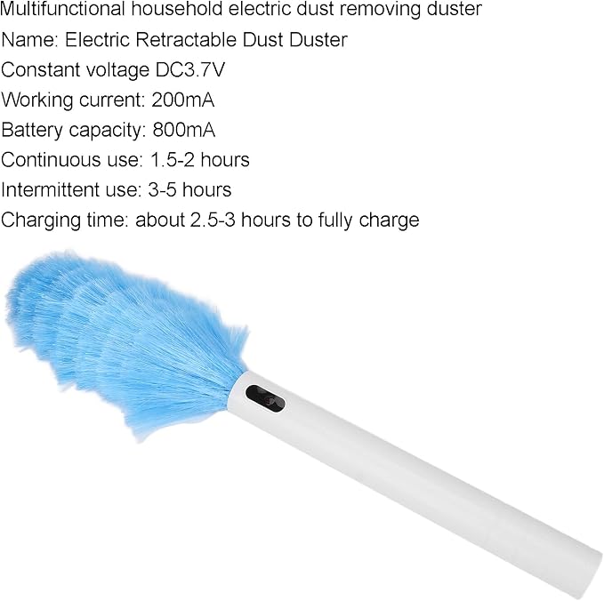 Electric Duster Vacuum Cleaner, Duster Motorized Dust Wand, Electric Duster - Image 8