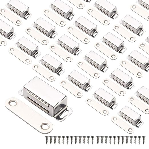 Mousike Cabinet Magnets Magnetic Door Catch Stainless Steel Door Magnet by Mousike