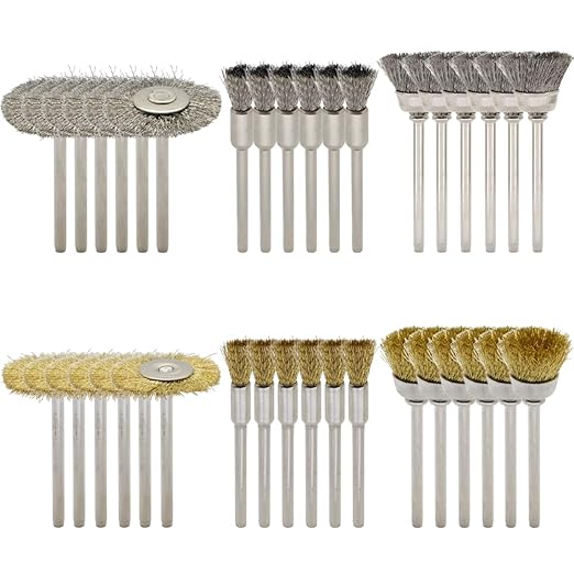 36-Piece Wire Brush Set by LingGan