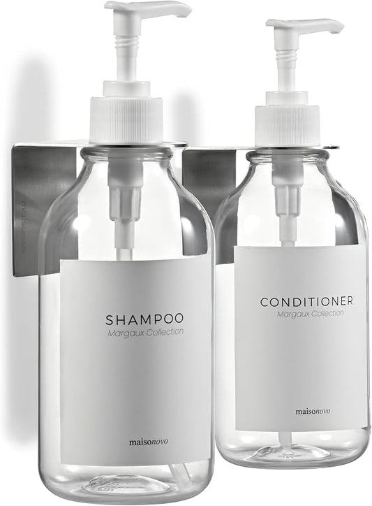 MaisoNovo Shampoo and Conditioner Dispenser by MaisoNovo-TheArtofSustainableLiving
