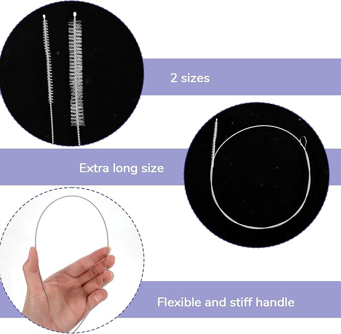 2 PCS Extra Long Pipe Cleaners, 39.4 in Straw Cleaner Brush Extra Long - Image 4