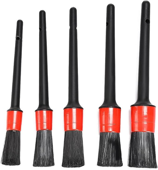 Generic Set Of 5 Car Detailing Brush, Automotive Detail Brushes by Unknown