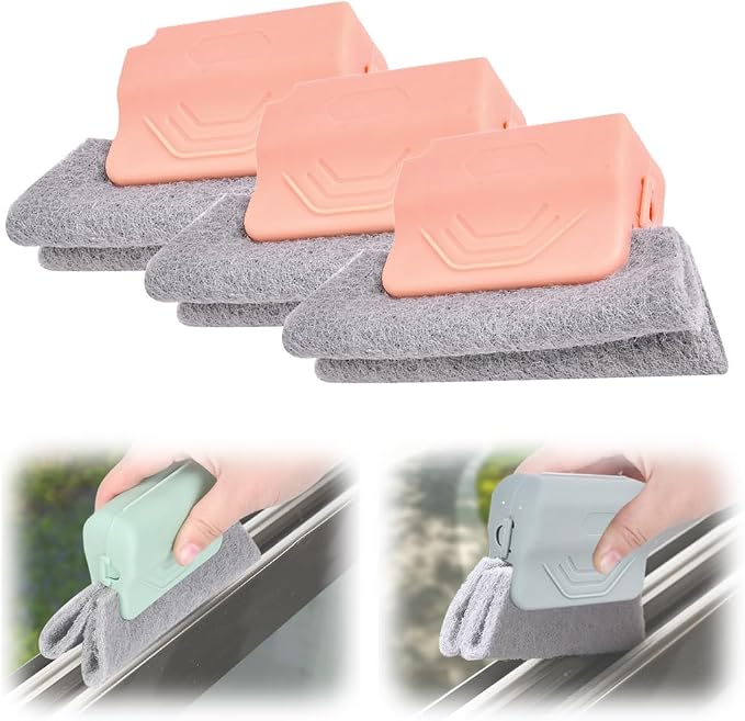 Magic Window Track Cleaner, 2025 New Groove Cleaning Brush Tools Set, Hand-held by Eadwe
