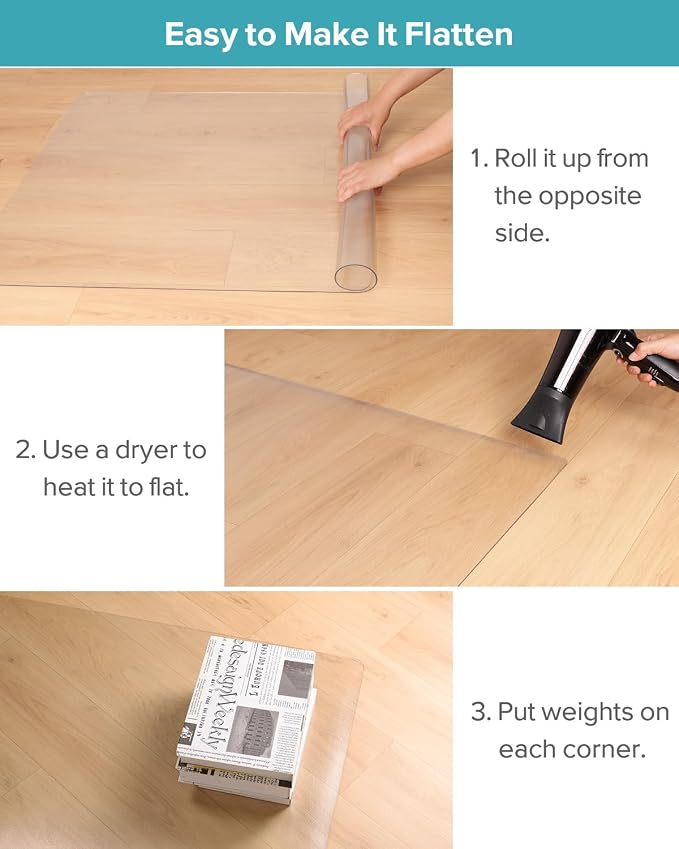 Refrigerator Mat, 2mm Thickness Scratch-Resistant Floor Mat - Image 7