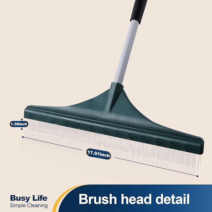 Yocada Artificial Turf Rake Grass Brush Broom Carpet Lawn Leaf Rake Cleaner - Image 6