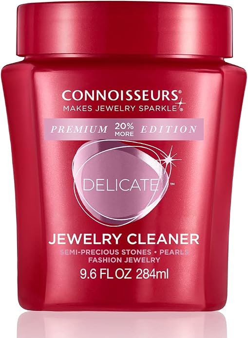 CONNOISSEURS Premium Edition Jewelry Cleaner, Value Size 9.6oz by CONNOISSEURS