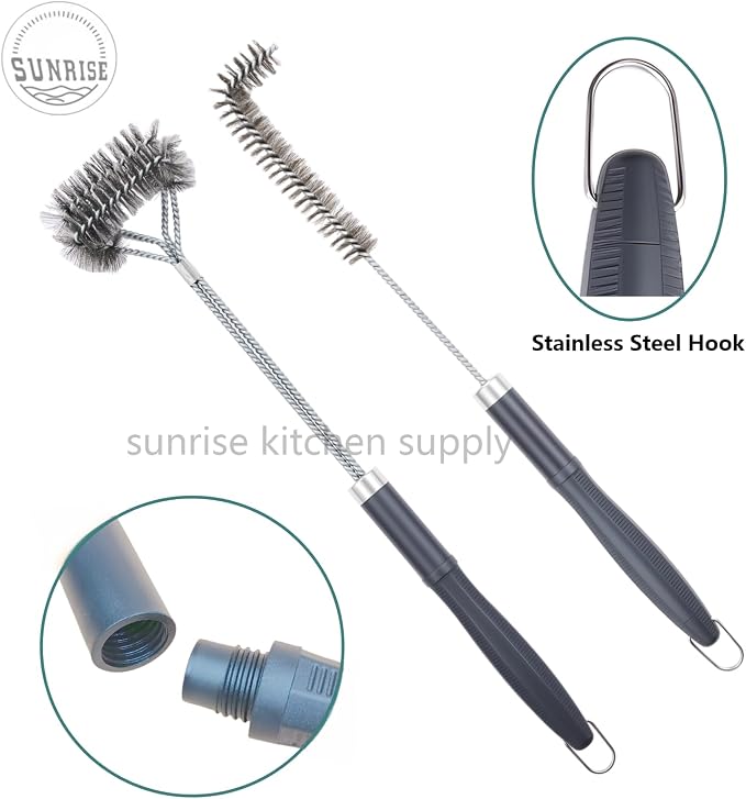 SUNRISE Fryer Brush with Long Handle - Image 2
