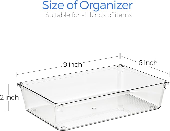 Ravinte 6 Pack Drawer Organizer - Image 3
